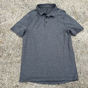 Lululemon Golf performance polo Gray Charcoal Heathermen's M